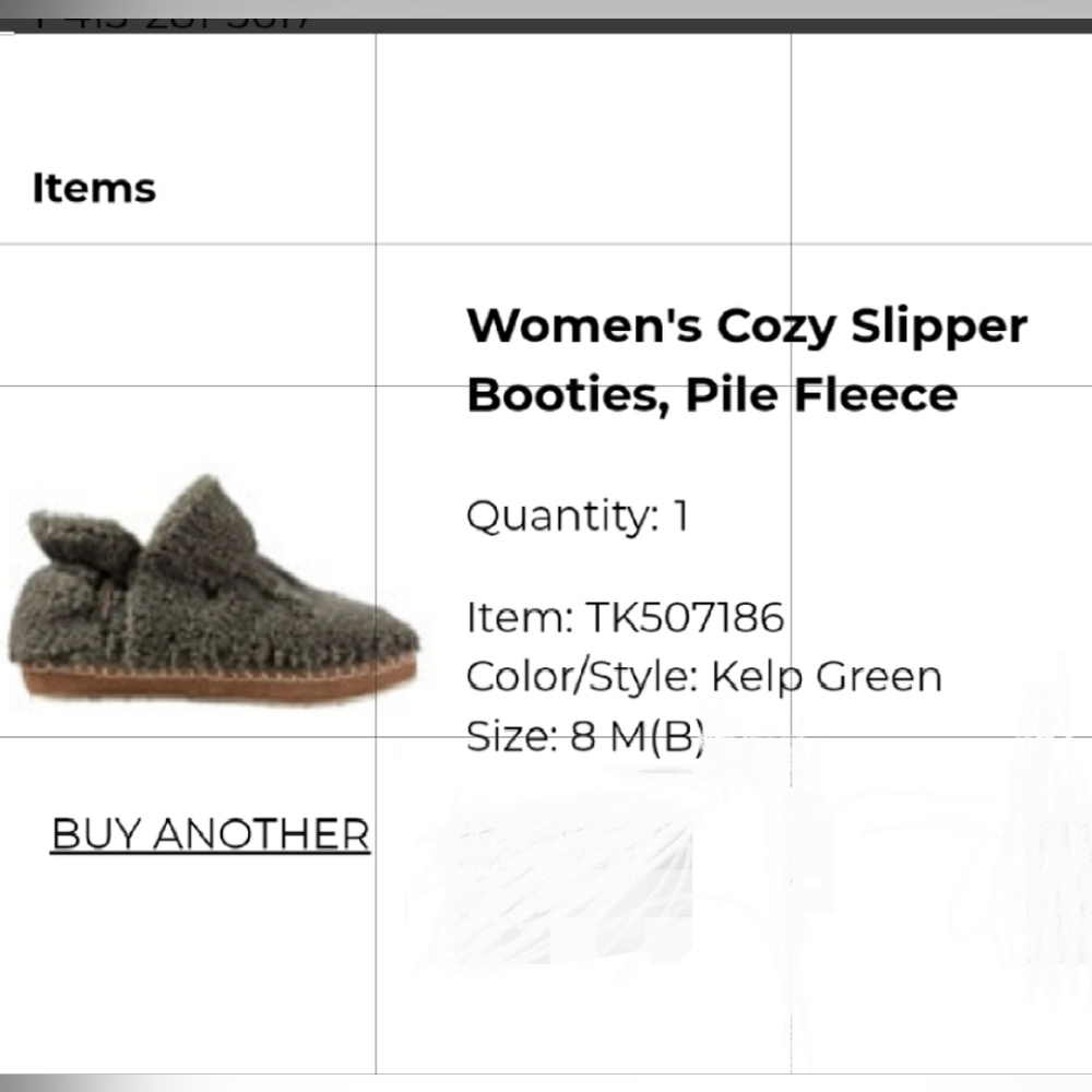 NEW L.L. Bean Women's Cozy Slipper Booties Pile Fleece Kelp Green size 8 - Picture 7 of 7